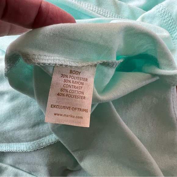 Balance Collection by Marika Mint Green gray Long sleeve activewear Top Size XL - Picture 9 of 12